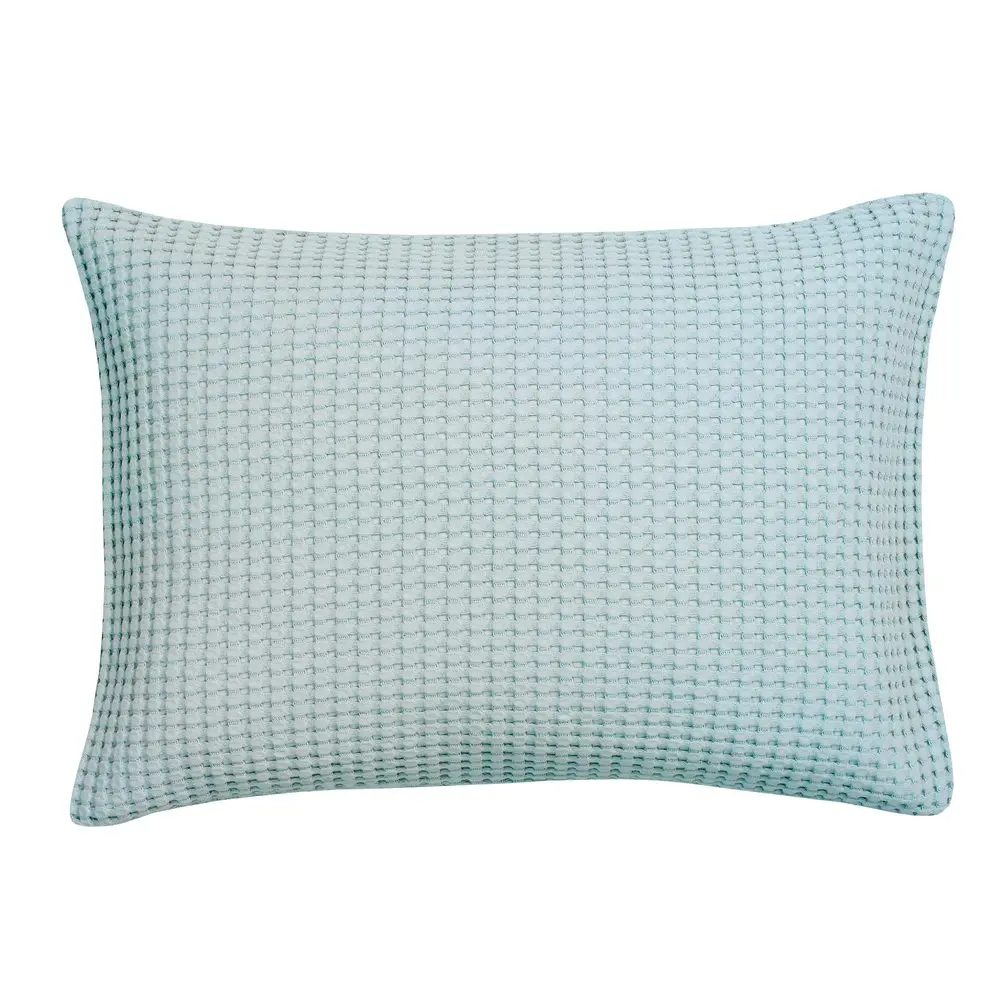 Vandyck Luxusní povlak na polštář Home Piqué waffle 40x55cm China blue - sv. modrá