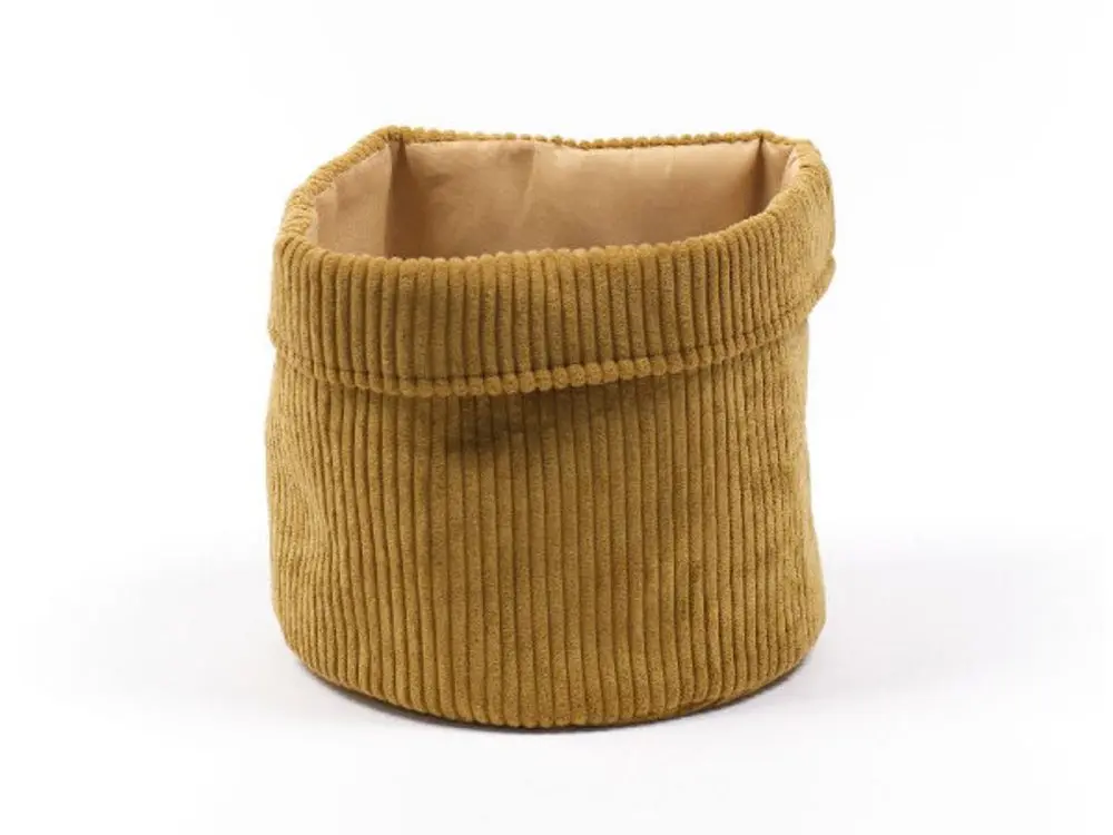 TODAY textilní košík Ø 21x17 cm Cozy Bronze Round