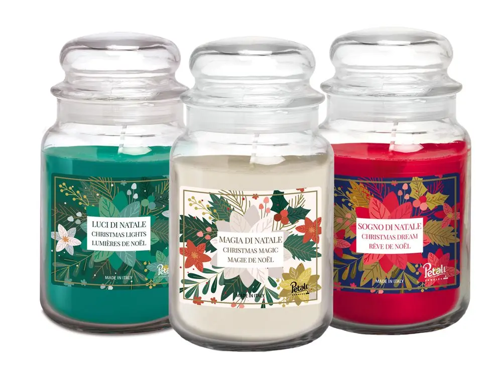 Petali Set 3 MAXI vánočních svíček Petali