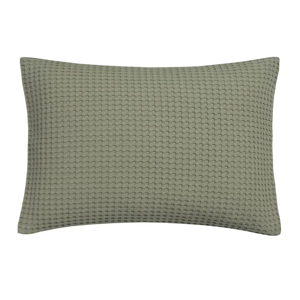 Vandyck Luxusní povlak na polštář Home Piqué waffle 40x55cm Light Olive