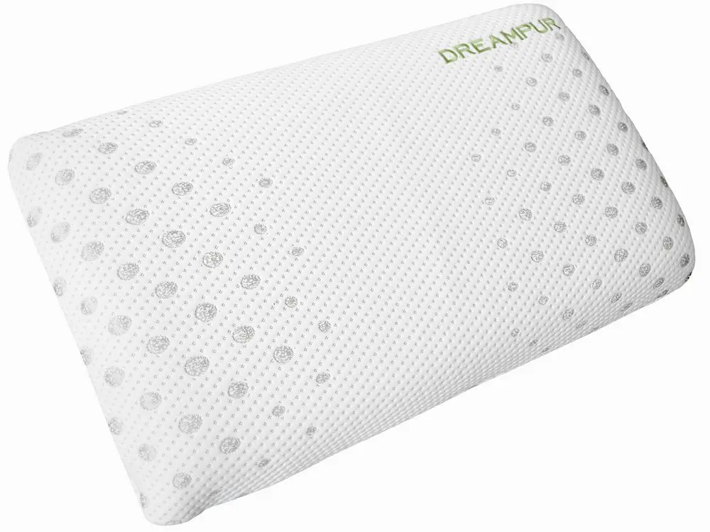 DREAMPUR Anatomický polštář DREAMPUR® z latexové pěny Grey Dots MAXI 40x70 cm
