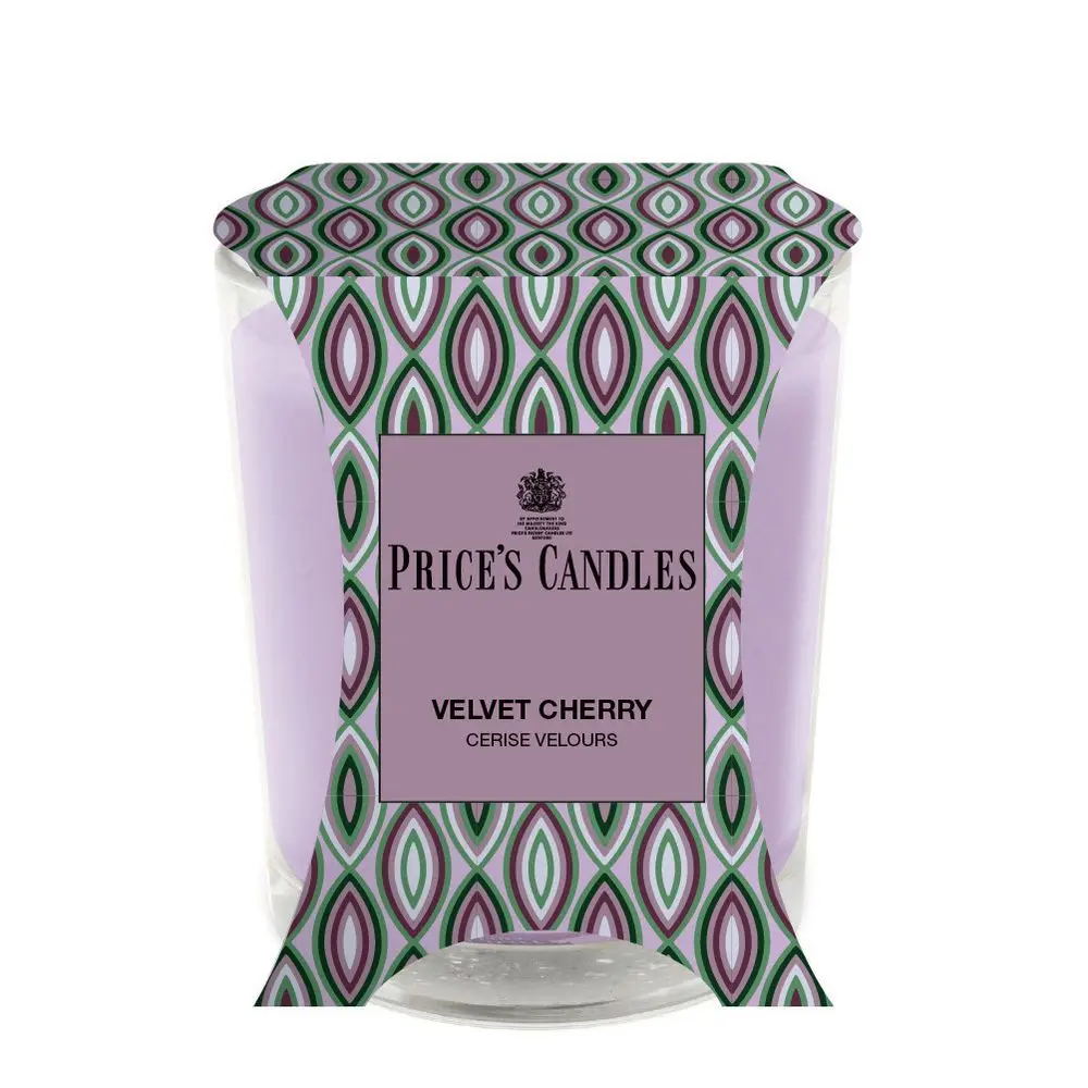 Price’s Price's vonná svíčka ve skle Velvet Cherry - hoření 45h