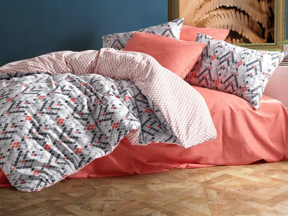 Cottonbox povlečení 100% bavlněné renforcé Tile - 140x200 / 70x90 cm