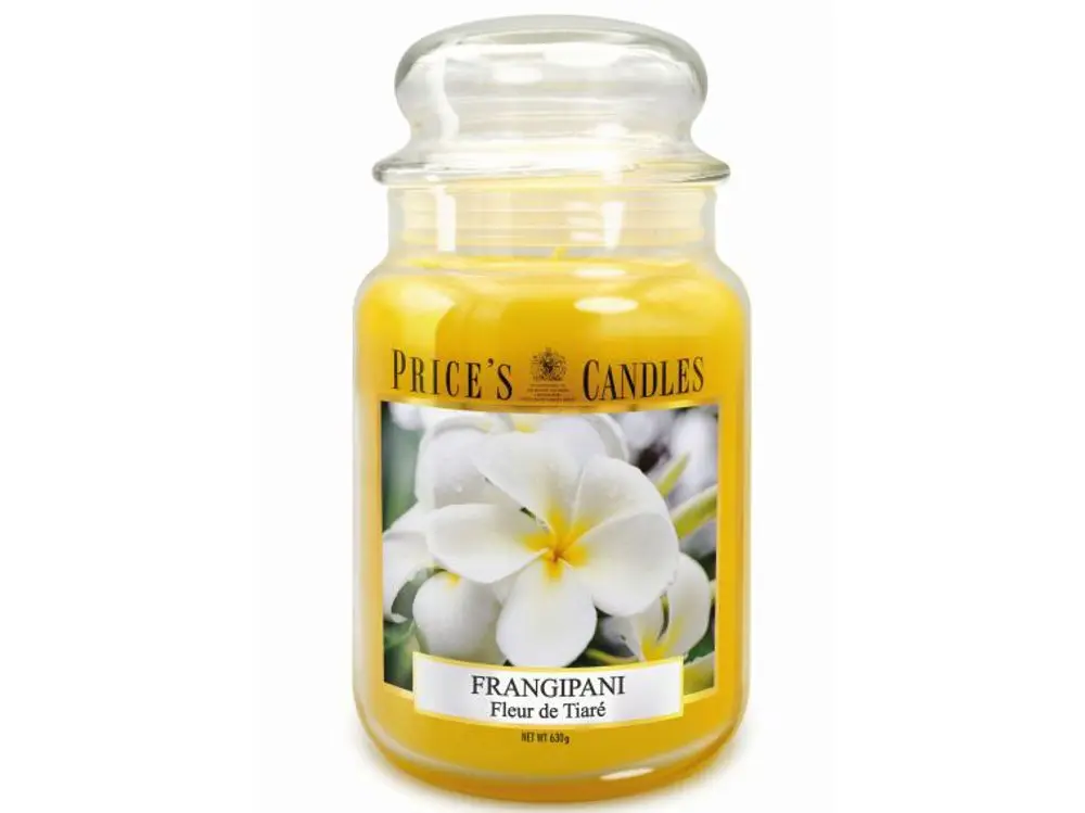 Price’s PRICE´S MAXI svíčka ve skle Frangipani - hoření 150h