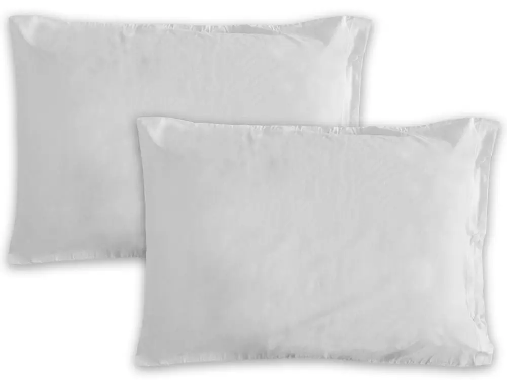 Gipetex Natural Dream Povlak na polštář italské výroby 100% bavlna - 2 ks sv.šedá