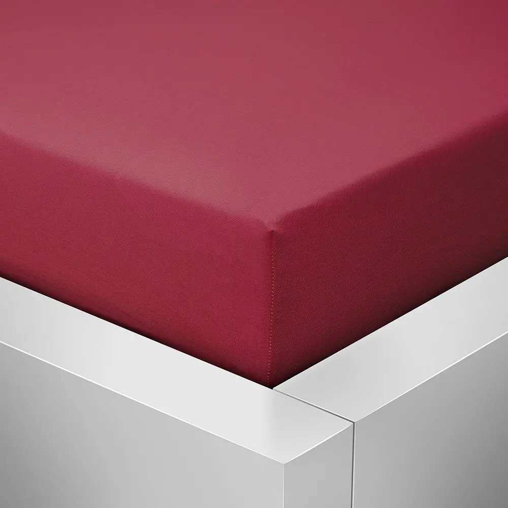 Homeville jersey prostěradlo ELASTIC bordó