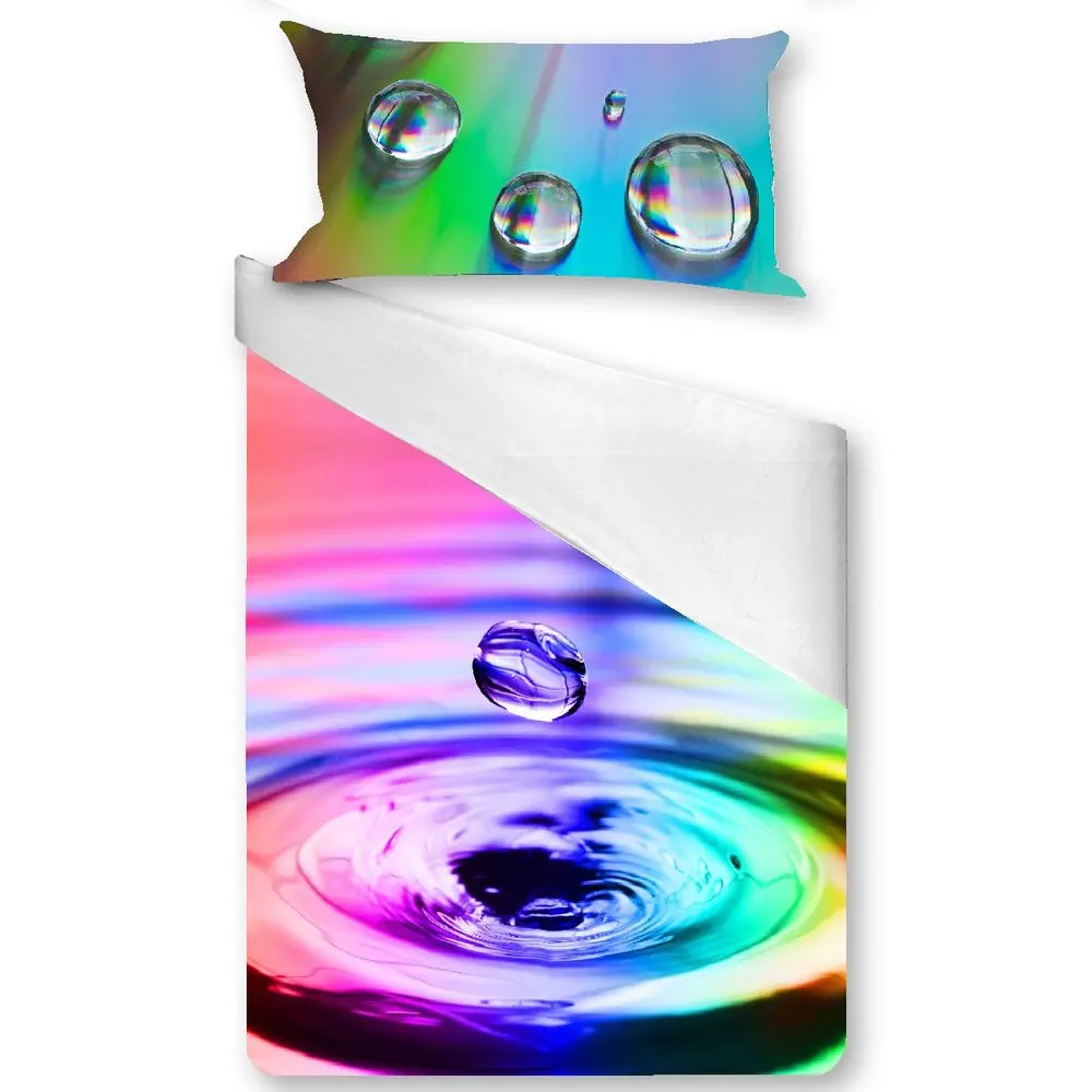 Gipetex Natural Dream 3D Italské povlečení 100% bavlna Water rainbow