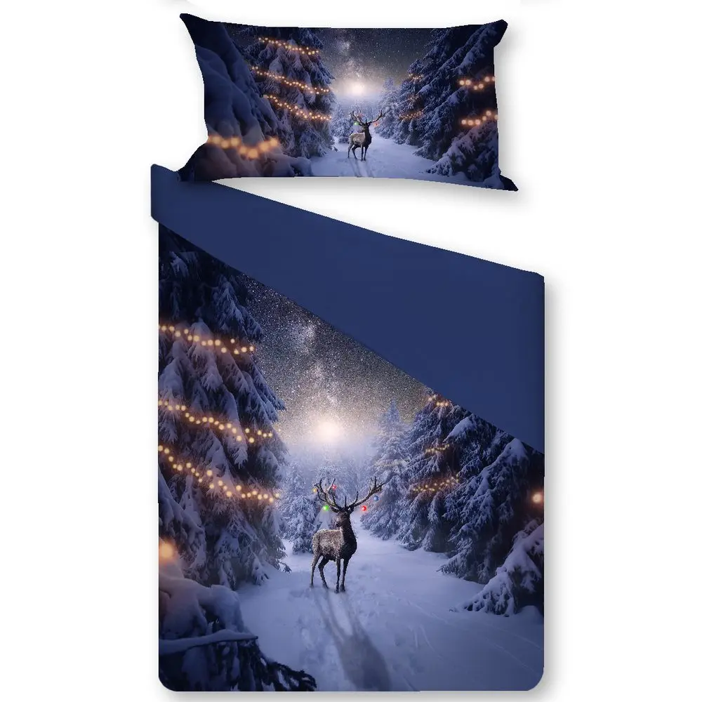 Gipetex Natural Dream 3D Italské povlečení 100% bavlna Deer