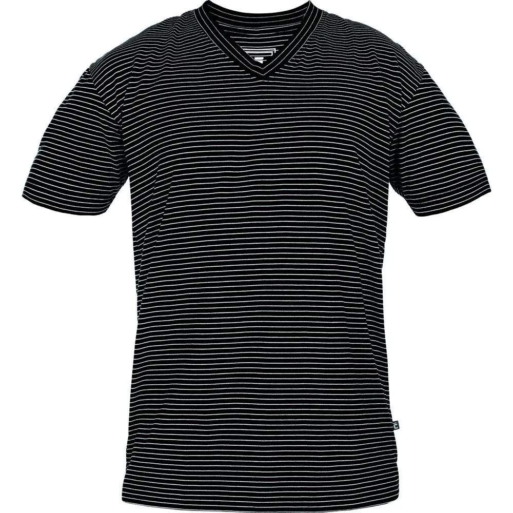 Cerva Antistatické tričko s výstřihem do V NOYO ESD - Černá | 2XL