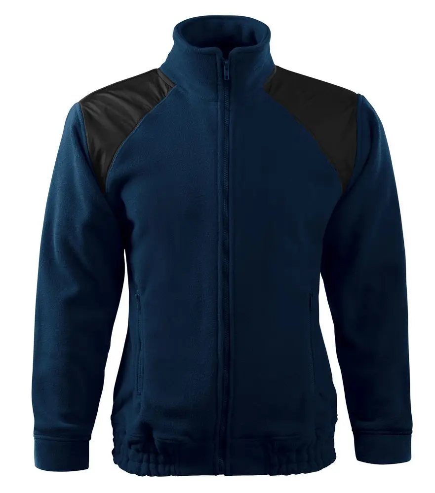 MALFINI Fleecová mikina Jacket Hi-Q - Námořní modrá | 3XL
