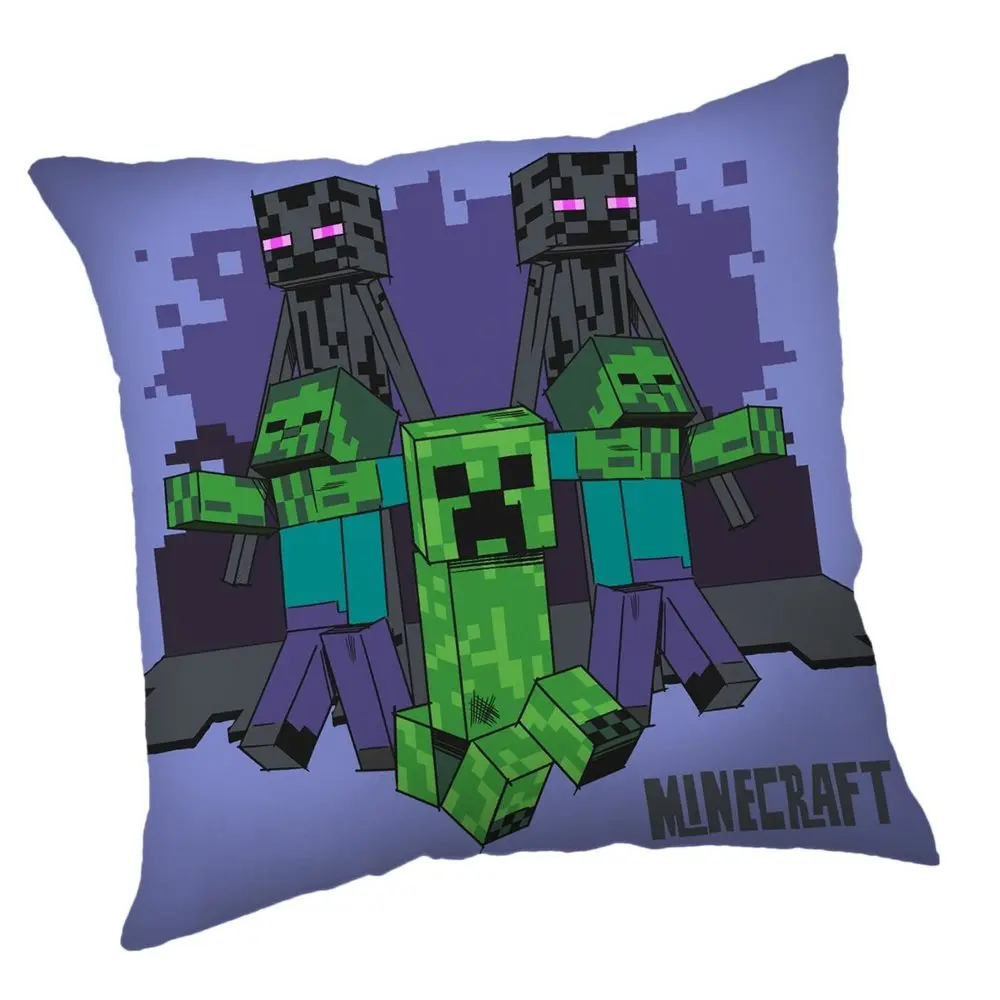 Jerry Fabrics Polštářek Minecraft Mobs coming for you 40x40 cm