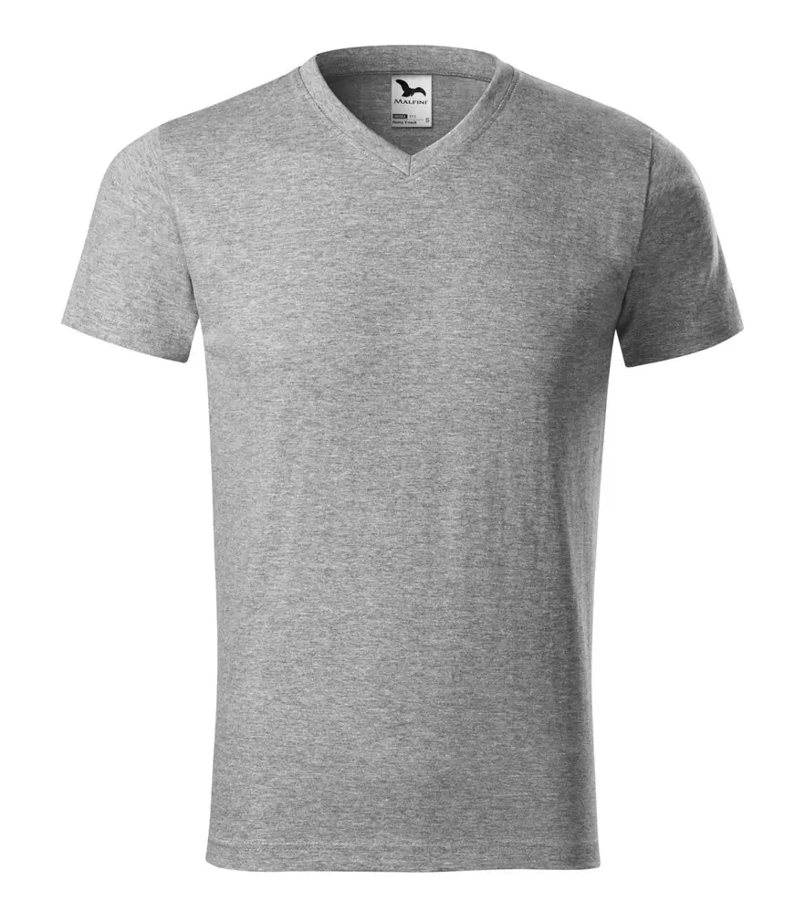 MALFINI Tričko Heavy V-neck -