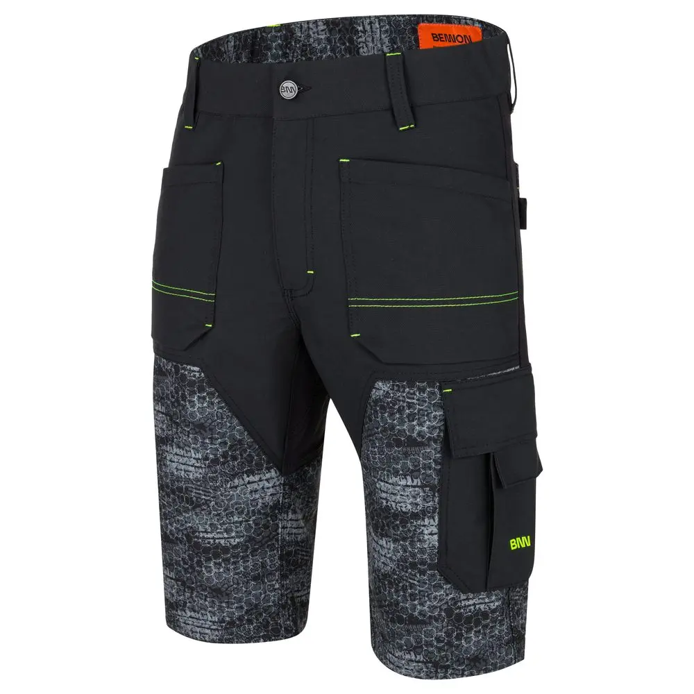 Strečové pracovní kraťasy PREDATOR BLACK/GREY