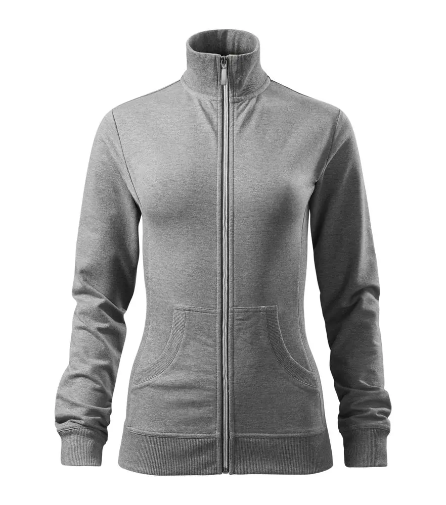 MALFINI Dámská mikina Viva - Tmavě šedý melír | 2XL