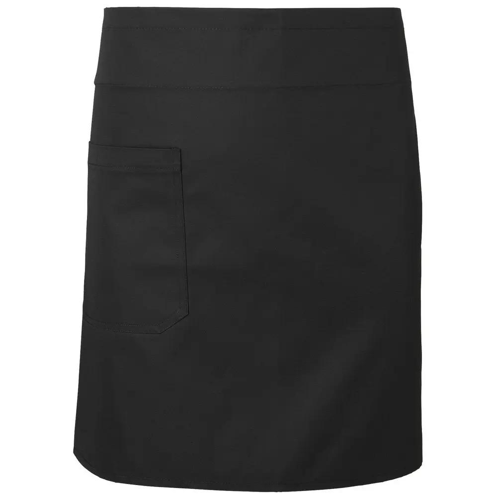 Neutral Barmanská zástěra v silné keprové vazbě z organické bavlny Barva: černá, Velikost: 110 x 50 cm NE92002