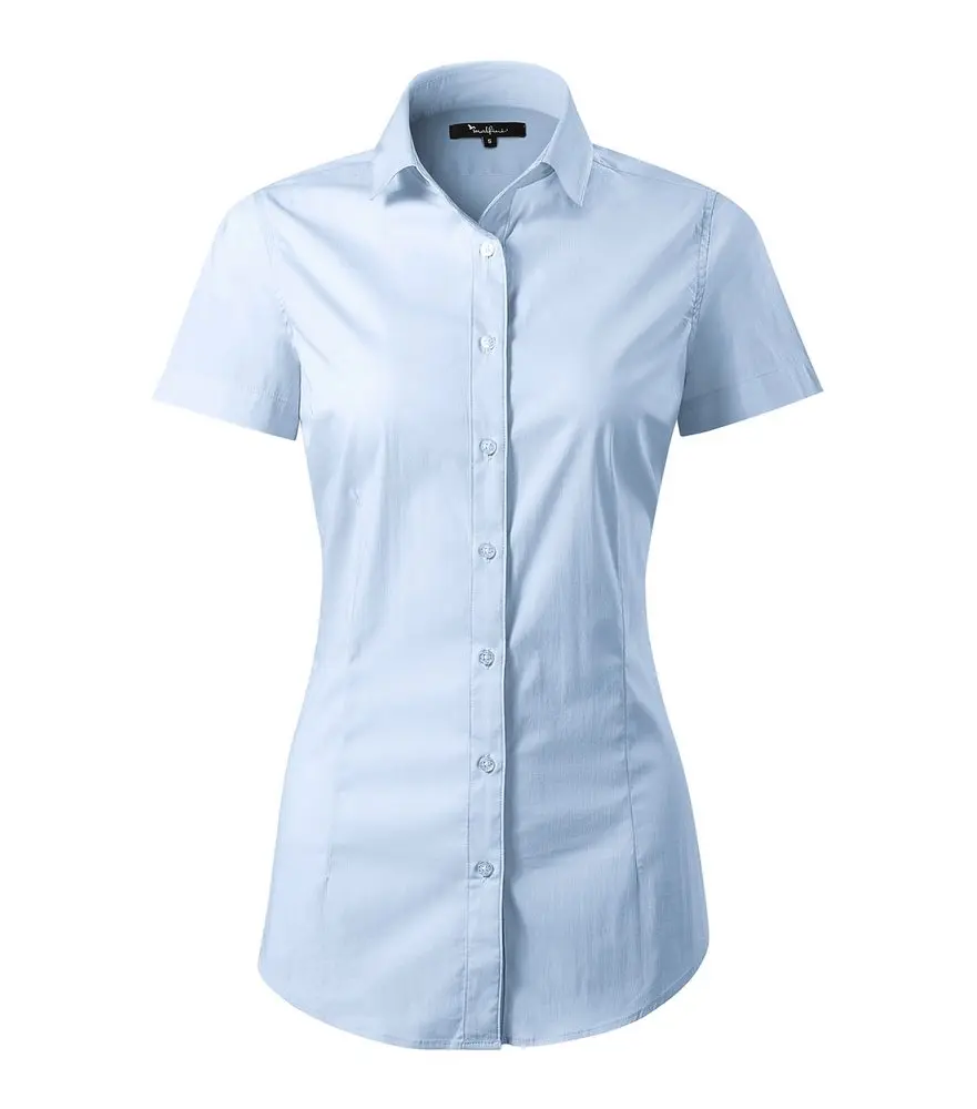 MALFINI Premium® Jemně strečová slim fit košile Flash Malfini Premium, 73% bavny Barva: Světle modrá, Velikost: L