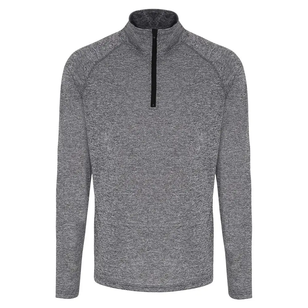 TriDri® Pánské tričko s dlouhým rukávem a 1/4 zipem