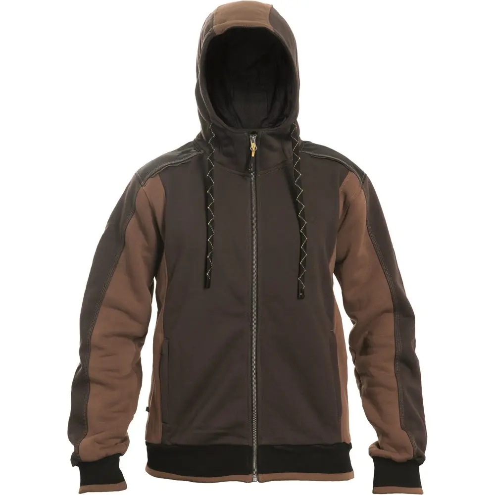 CERVA DAYBORO mikina s kapucí tm.hnědá 3XL 0306007469006