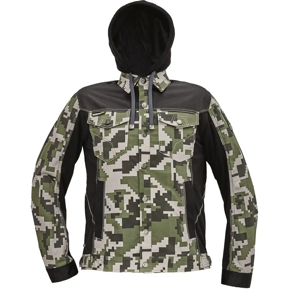 Cerva Pracovní blůza s kapucí NEURUM CAMOUFLAGE -