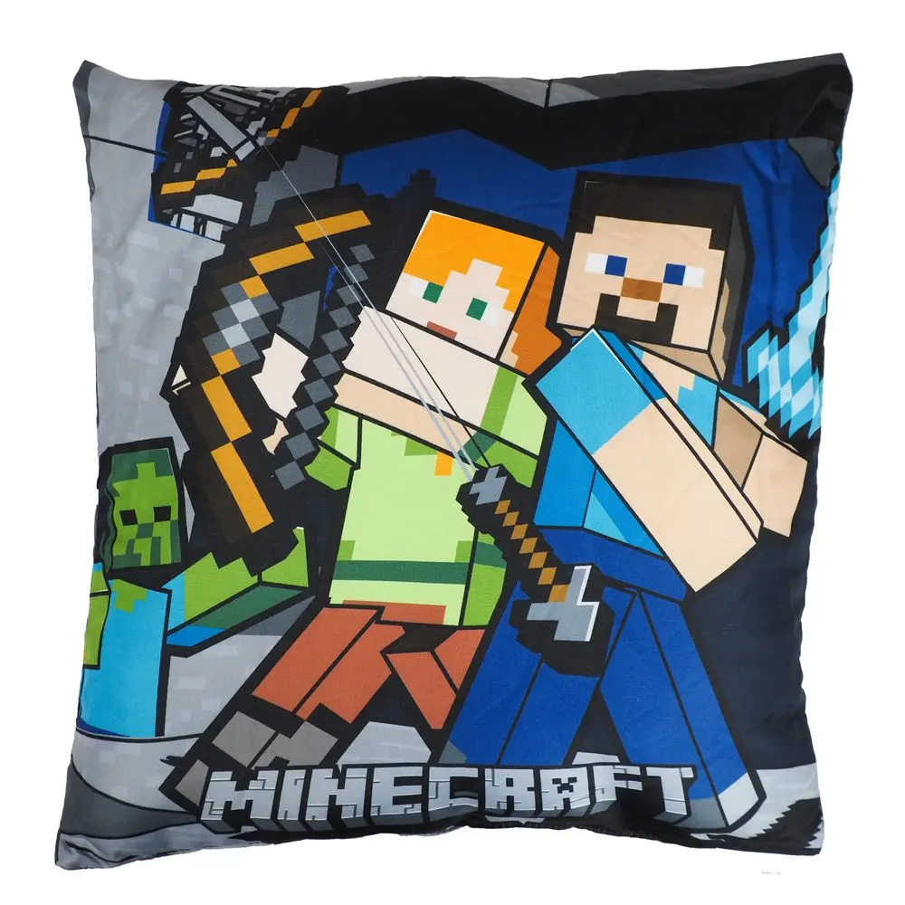 Jerry Fabrics Polštářek Minecraft Survival Mode 40x40 cm