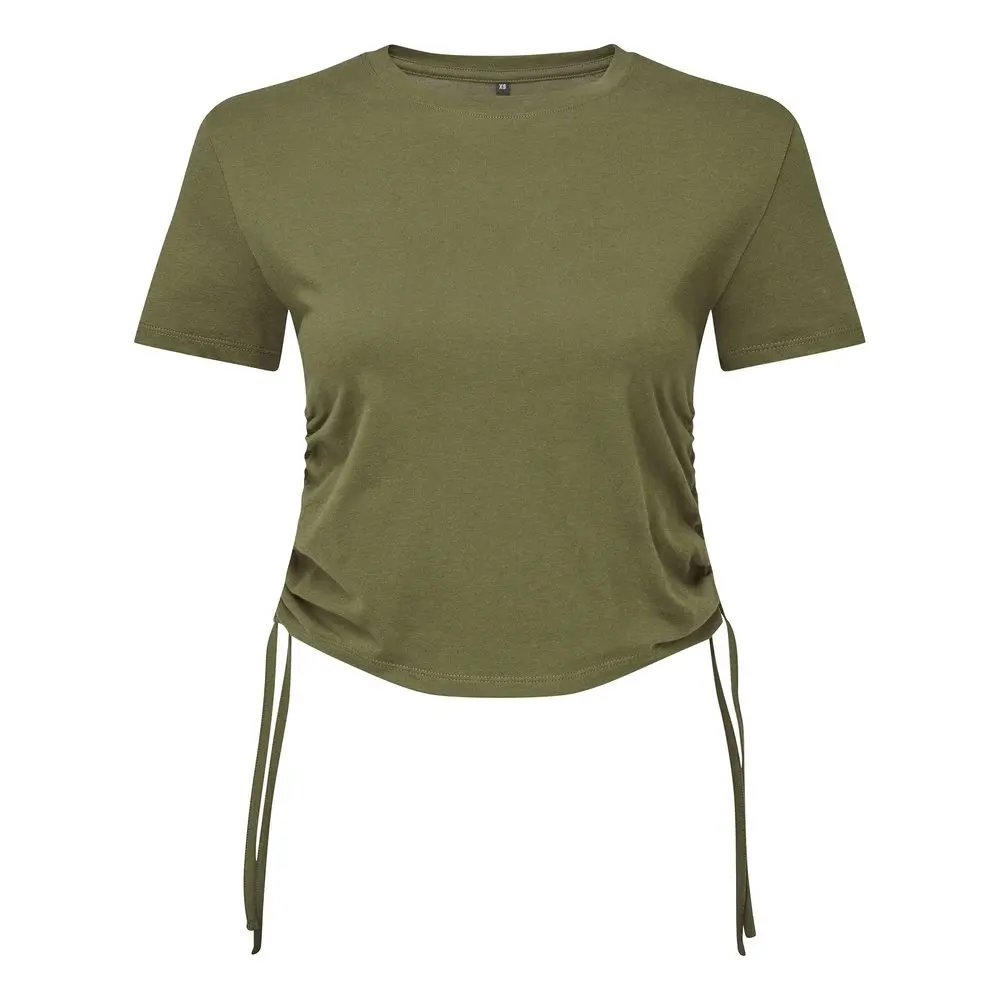 TriDri® Dámský řasený crop top -
