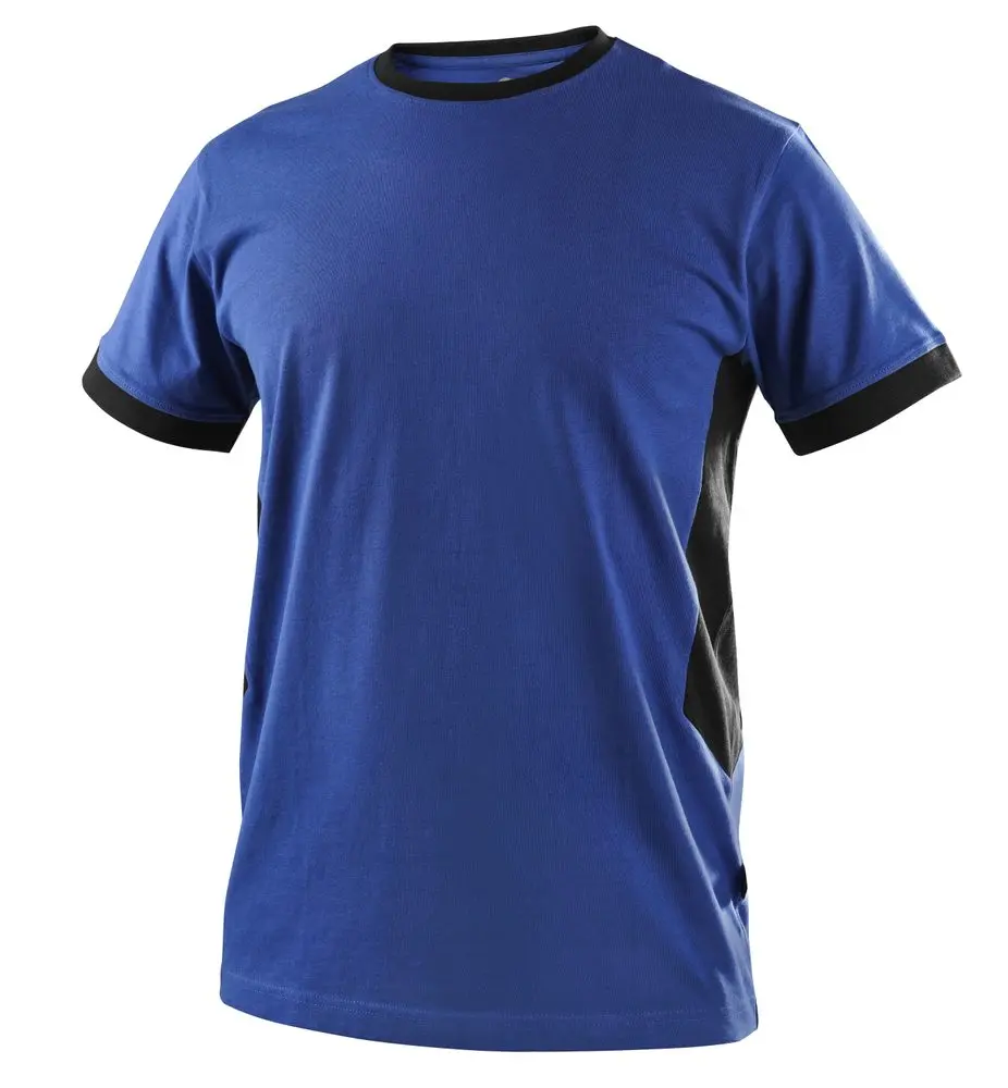 Canis (CXS) Pánské tričko CXS OWEN - Modrá / černá | 4XL