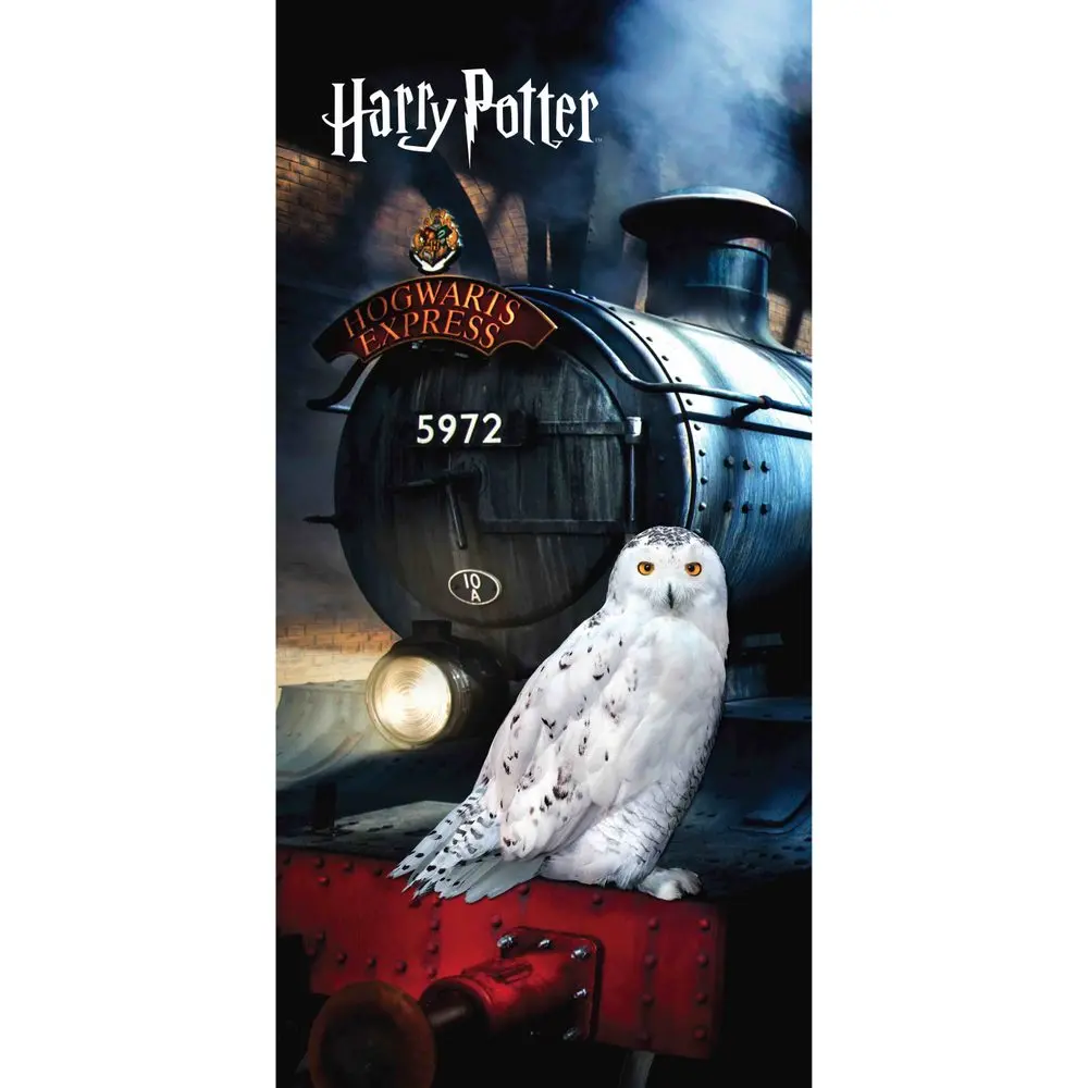 Jerry Fabrics Bavlněná froté osuška 70x140 cm - Harry Poter "Hedwig"
