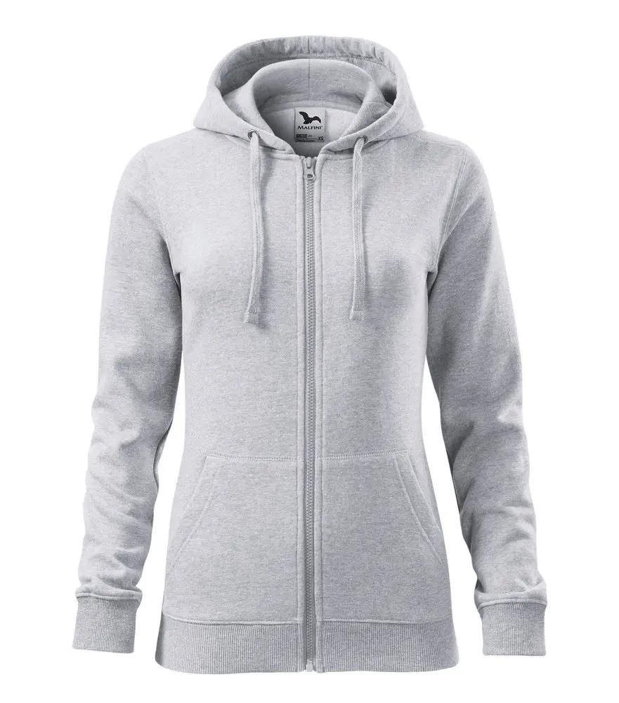 MALFINI® Dámská celopropínací mikina Trendy Zipper s kapucí s podšívkou 65% bavlny Barva: