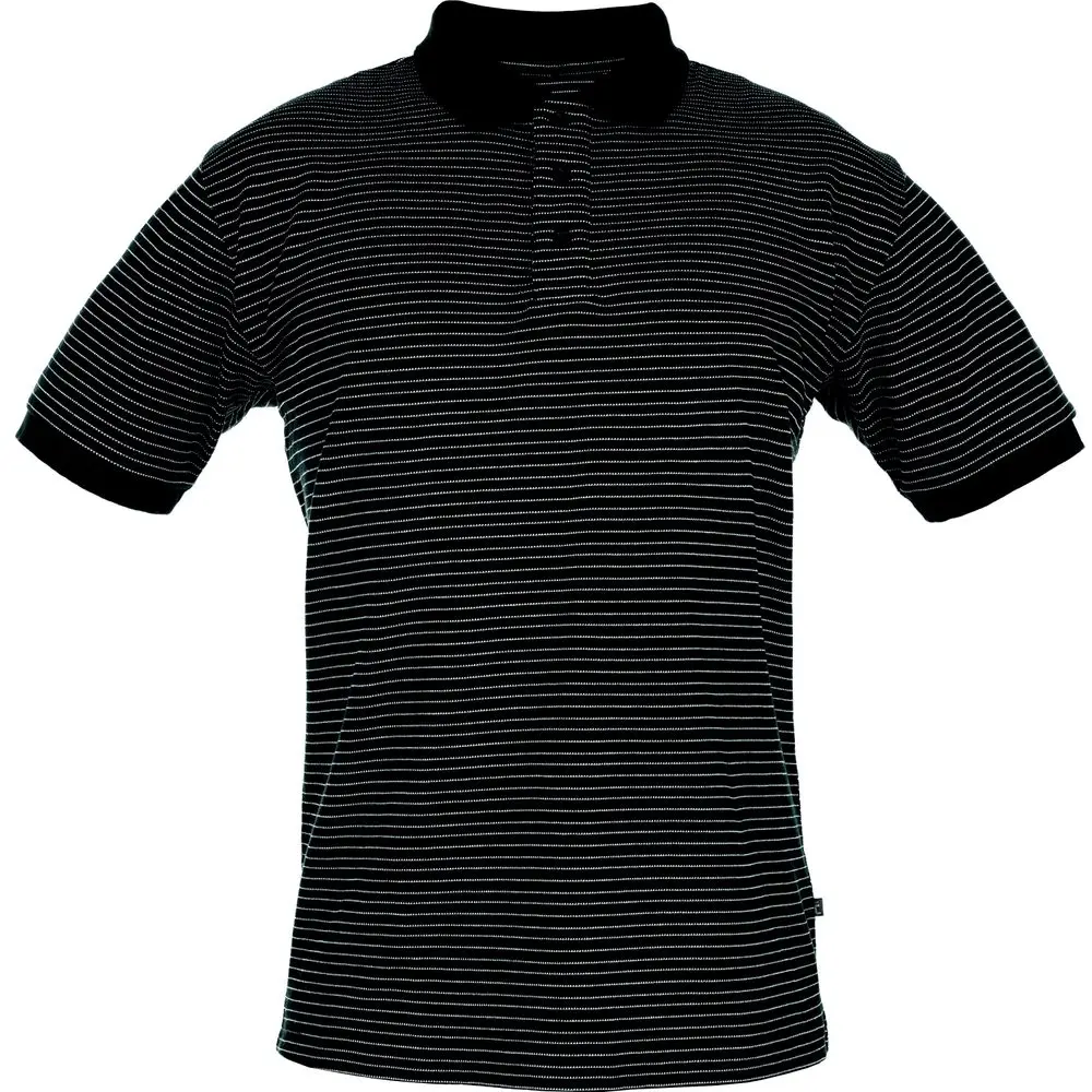 Cerva Antistatická polokošile s krátkým rukávem NOYO ESD - Černá | 3XL
