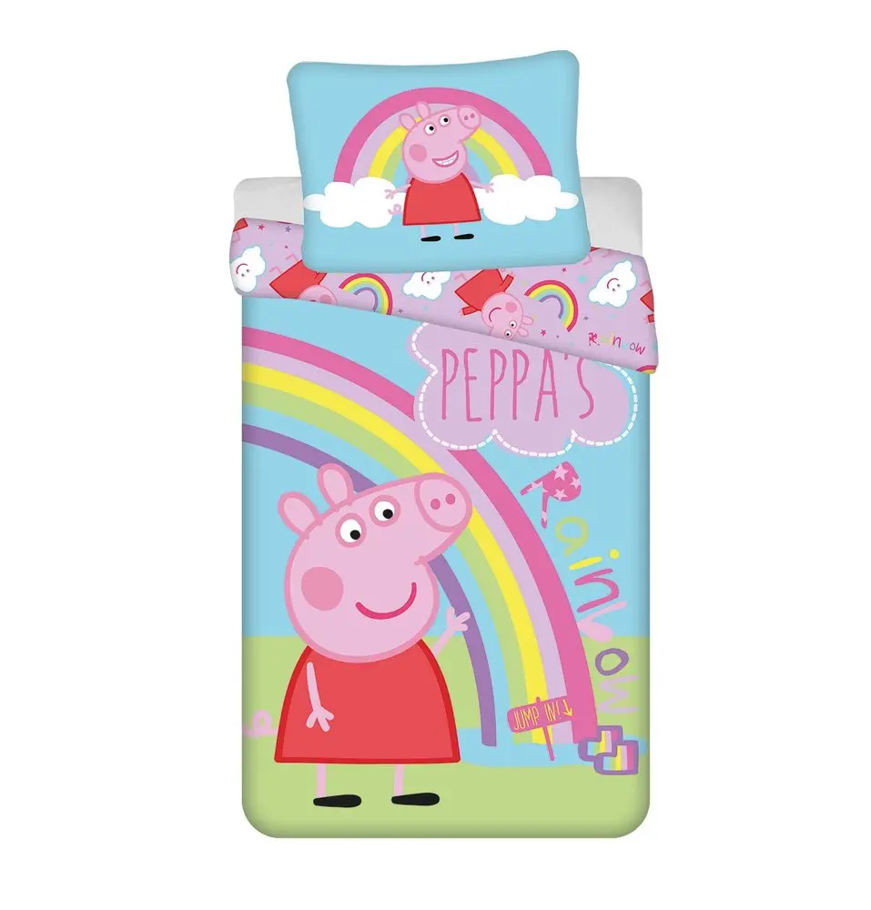 Jerry Fabrics Povlečení Prasátko Peppa - Prasátko Peppa | 140 x 200 cm / 70 x 90 cm
