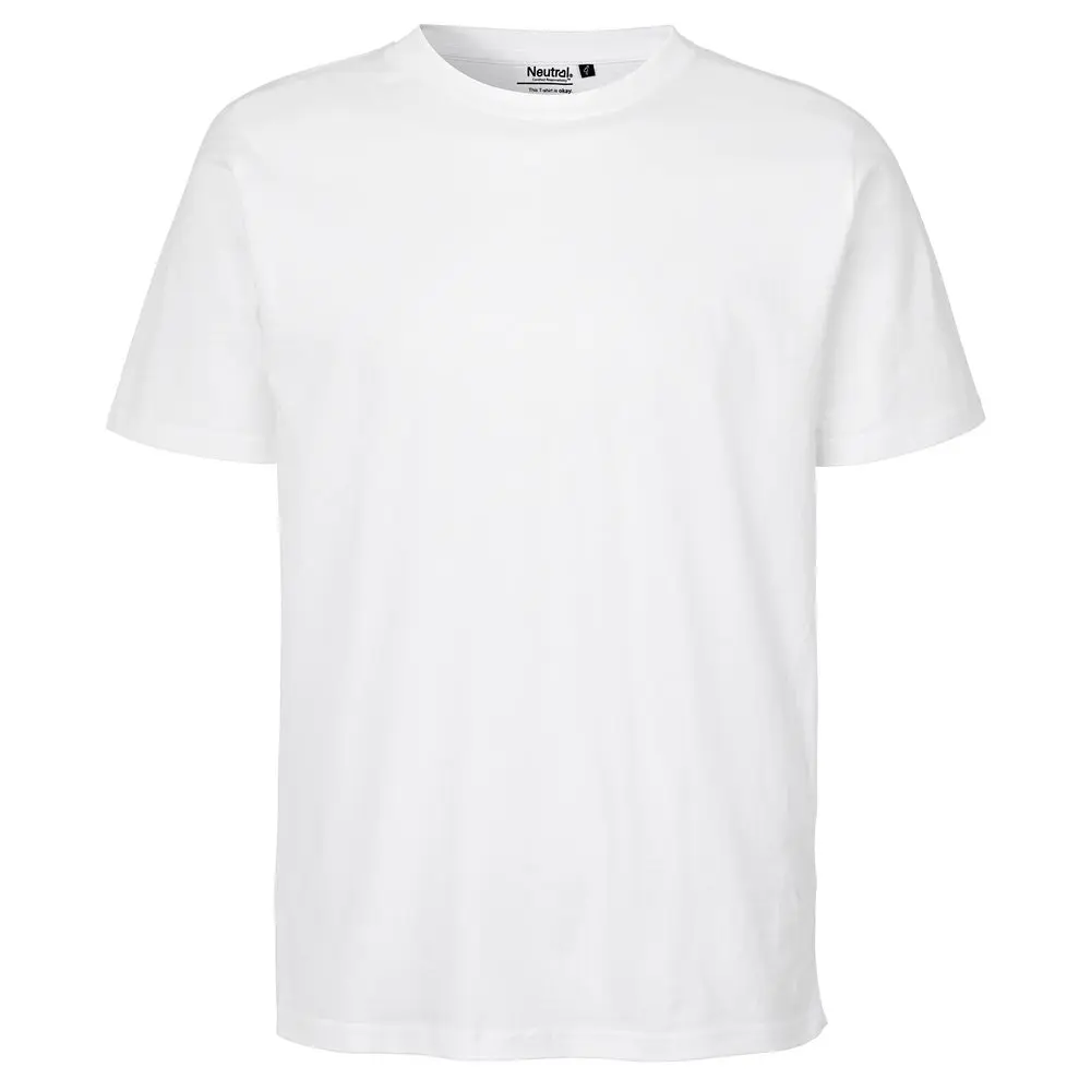 Unisex tričko Neutral s krátkým rukávem z organické bavlny 155 g/m Barva: bílá, Velikost: L NE60002