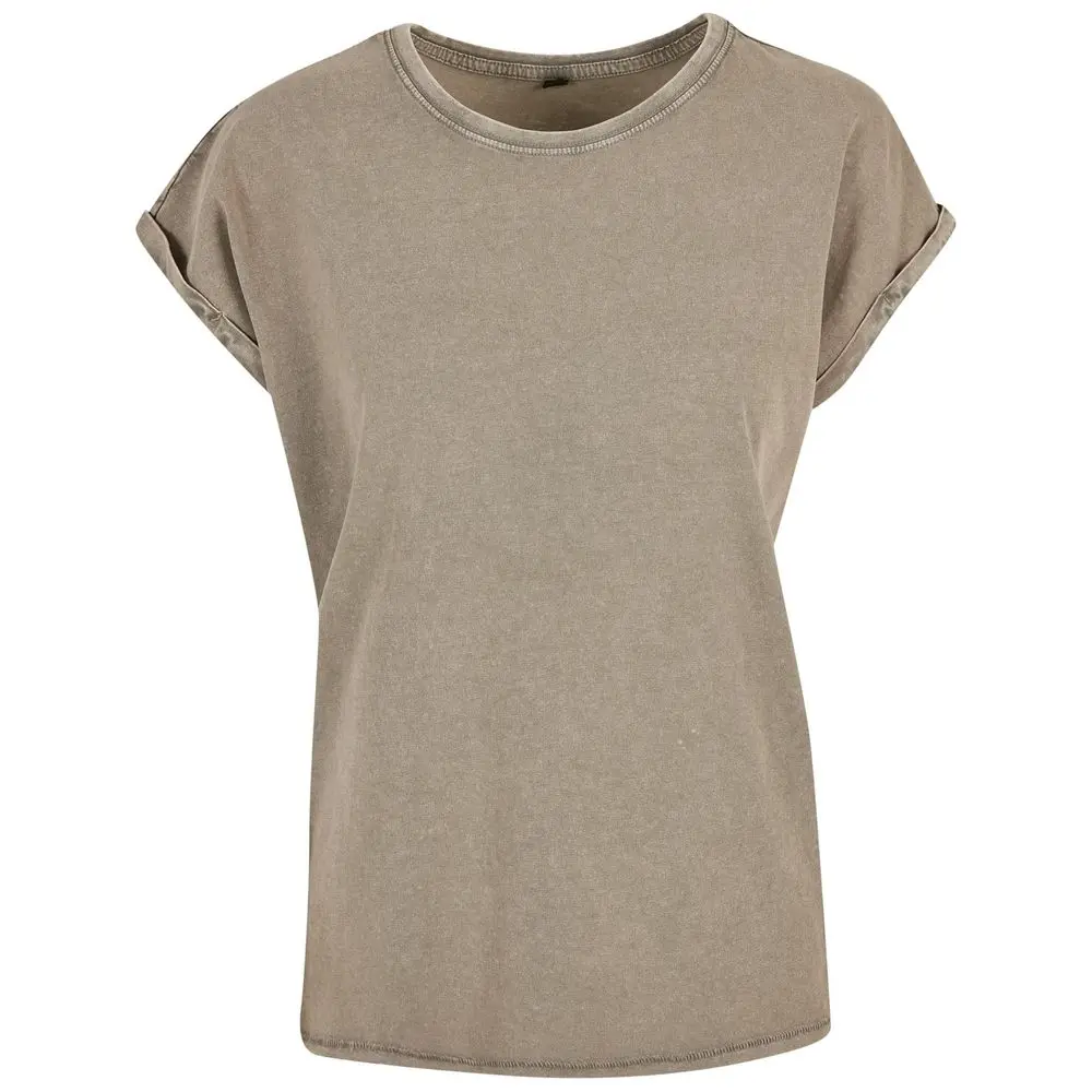 Build Your Brand Ležérní dámské tričko Acid Washed -