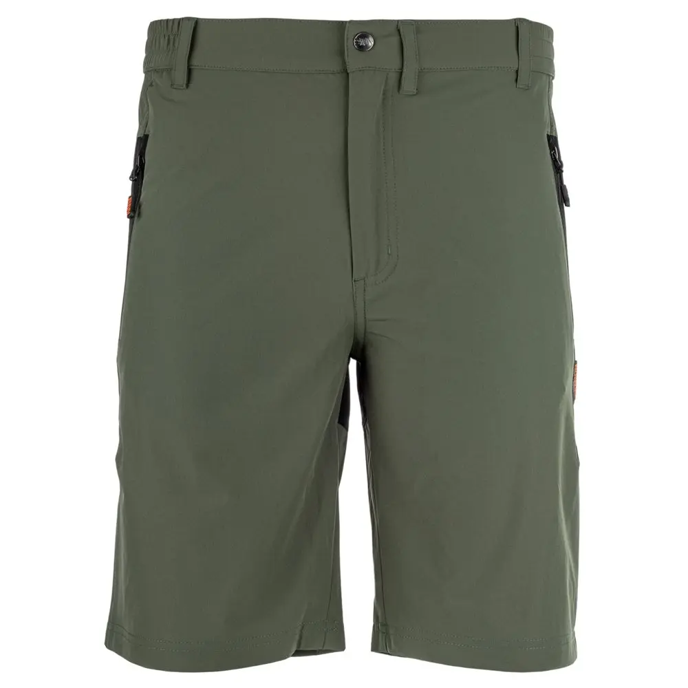 Bennon Pánské lehké outdoorové kraťasy KRATOS - Zelená / černá | M