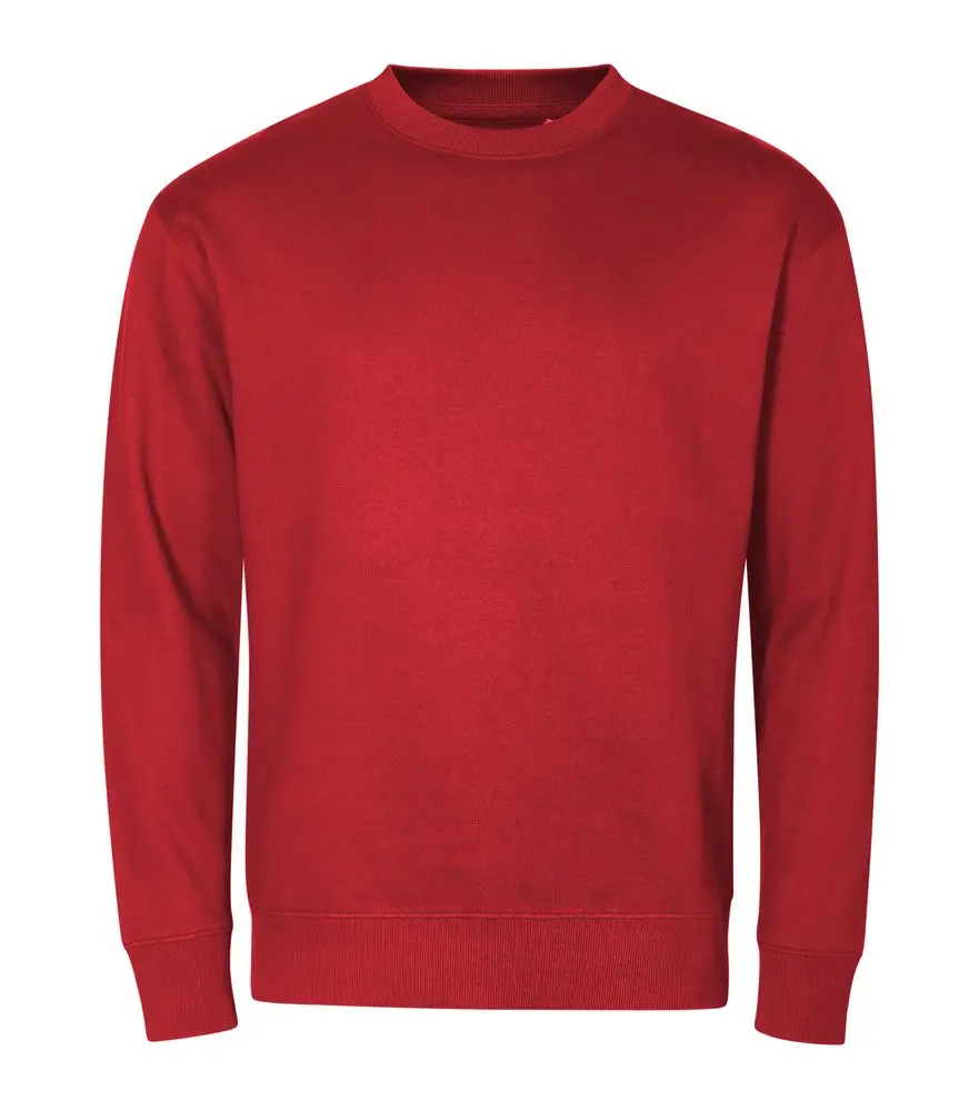 MALFINI Unisex mikina Crew - Červená | 2XL