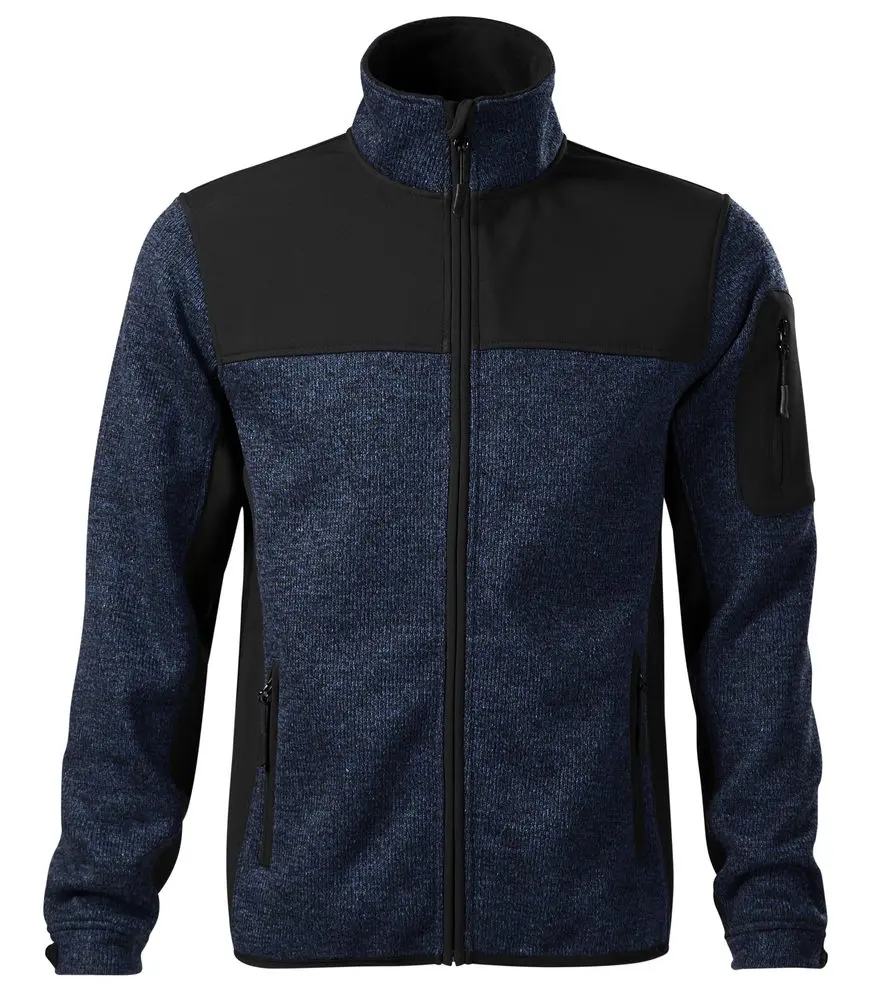 RIMECK® Softshellová kombinovaná pánská bunda Casual z pleteného a hladkého materiálu Barva: