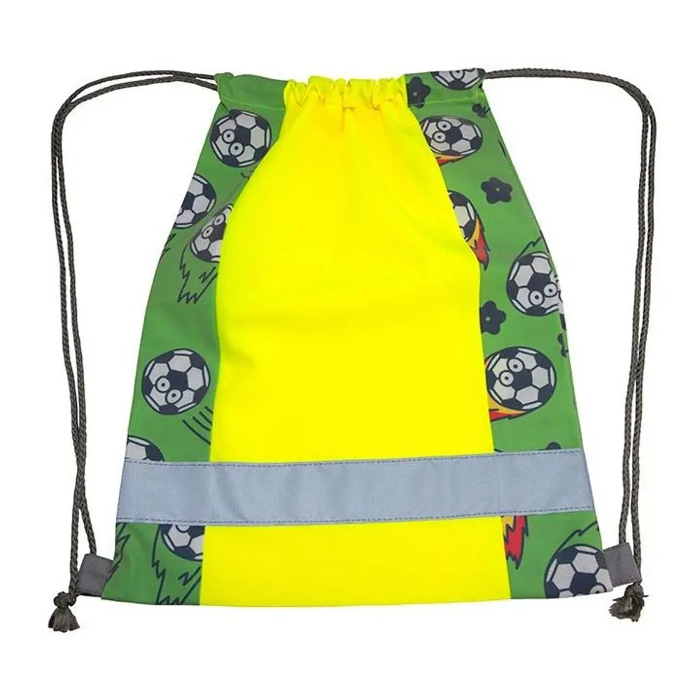 Korntex Dětský neonový sportovní pytel s reflexním efektem a stahováním na šňůrky, rozměr 30 × 40 cm Barva