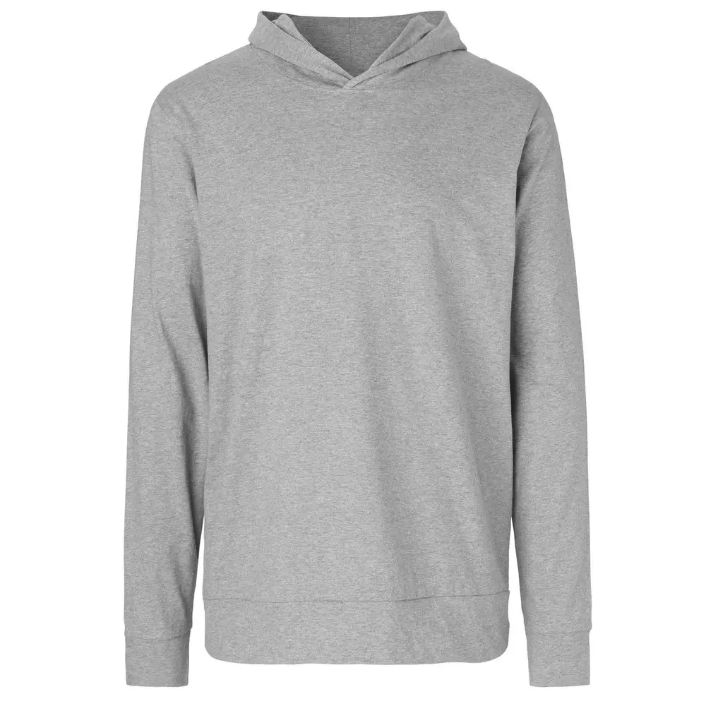 Neutral Lehká mikina s kapucí z organické Fairtrade bavlny - Sportovně šedá | 3XL