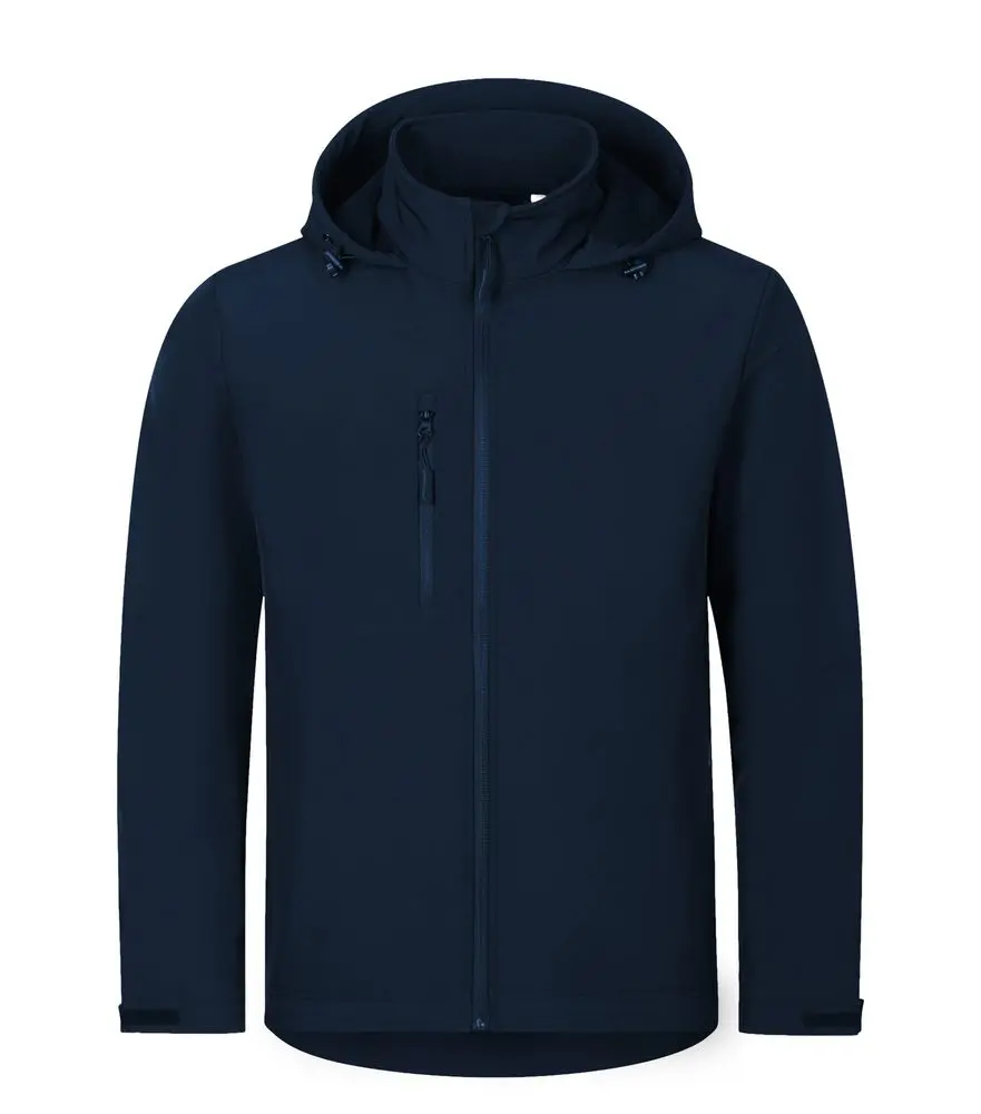 Pánská softshellová bunda Trail (tmavě modrá) 2XL