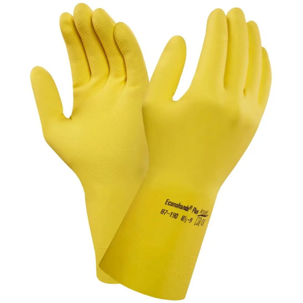Ansell Latexové rukavice ANSELL ECONOHANDS PLUS -