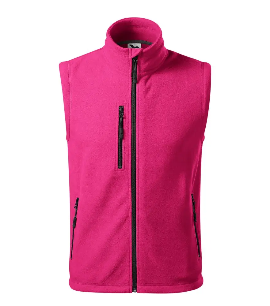 MALFINI Fleecová vesta Exit - Purpurová | 2XL