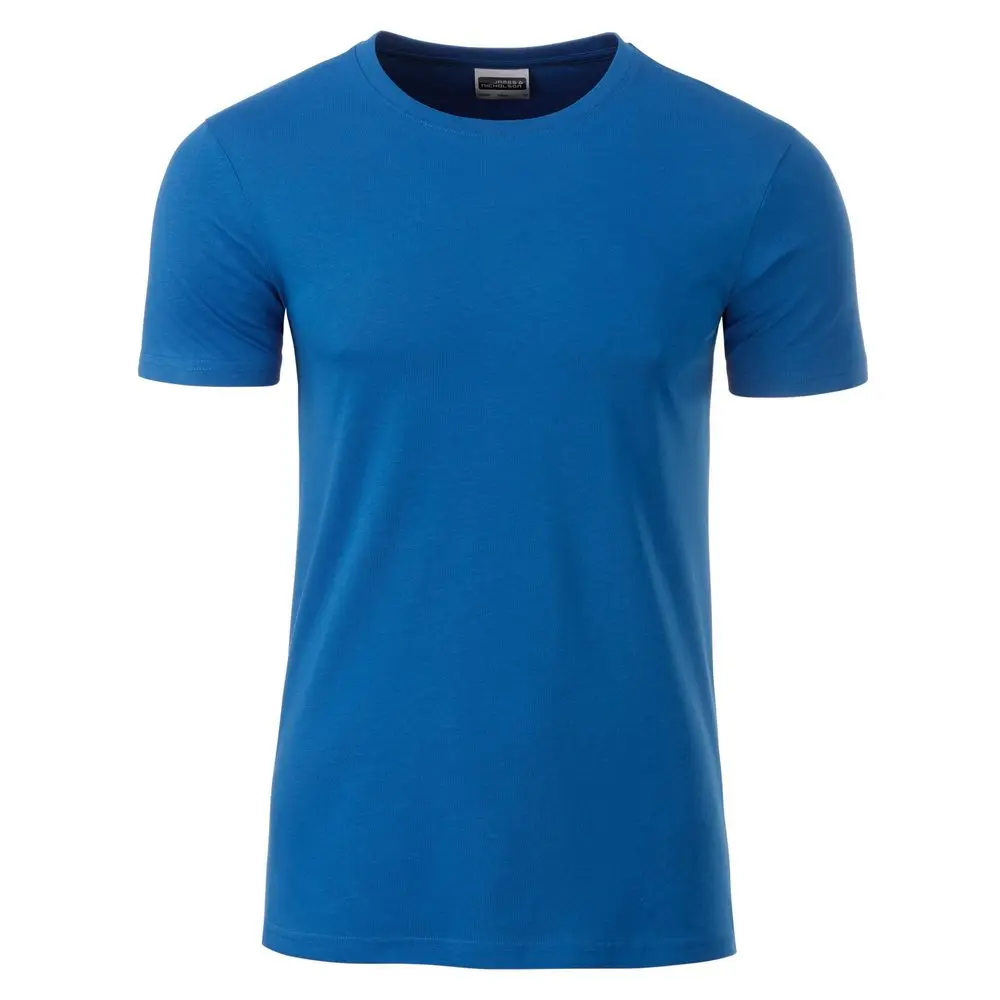 Daiber Klasické pánské tričko z biobavlny 8008 - Královská modrá | 3XL