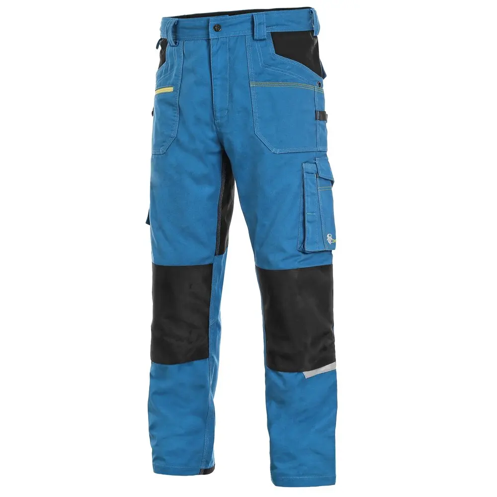 Kalhoty CXS STRETCH, pánské, středně modré-černé, vel. 60
