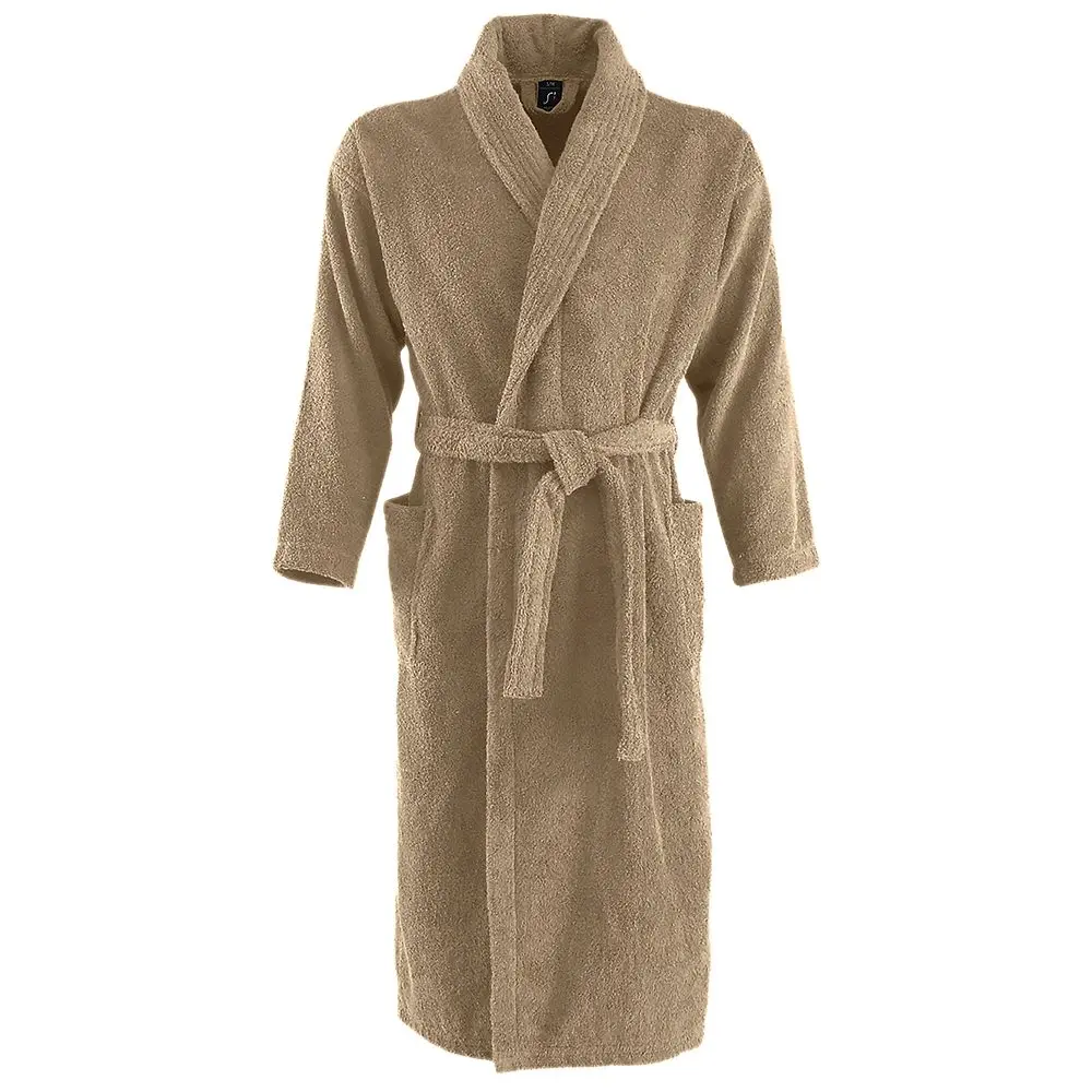 Sol's Teplý luxusní župan Palace s kapsičkou 400 g/m Barva: přírodní, Velikost: L/XL L910