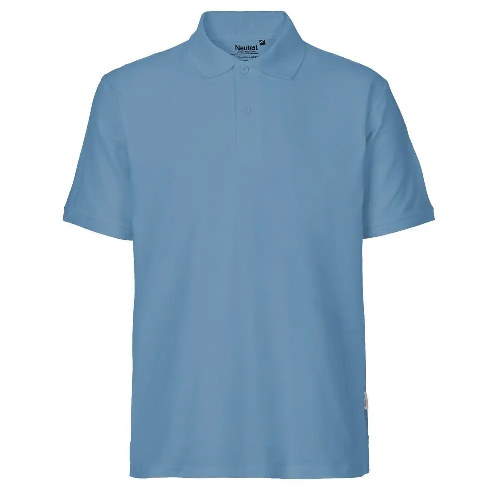Neutral Pánská polokošile Classic z organické Fairtrade bavlny - Dusty indigo | 3XL