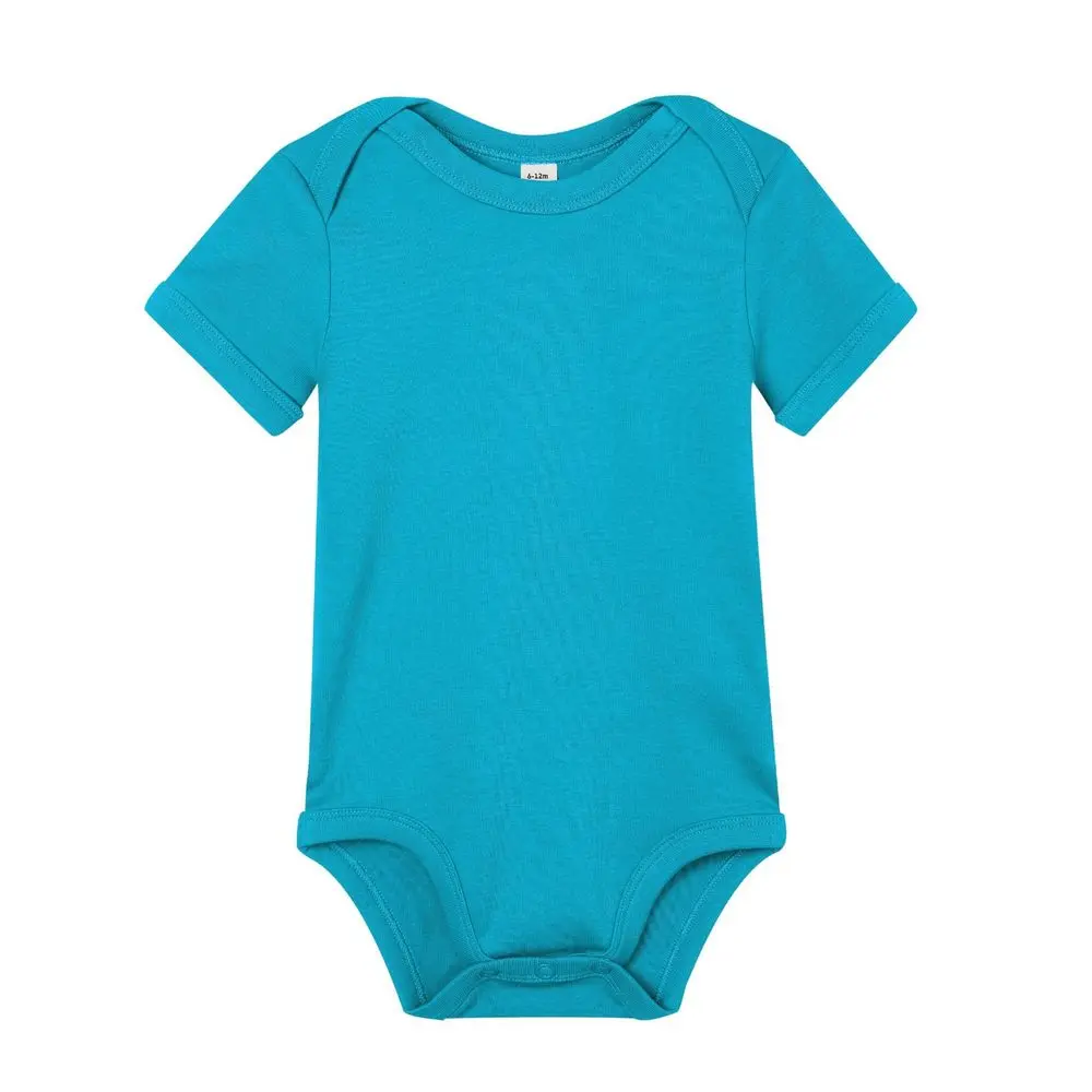 Babybugz Kojenecké body s krátkým rukávem - Tyrkysová | 0-3 měsíce