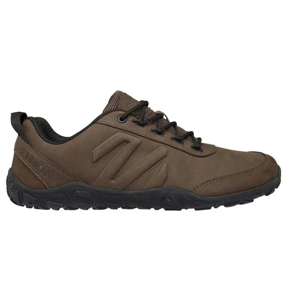 BENNON BAREFOOT LEATHER Black/brown Obuv