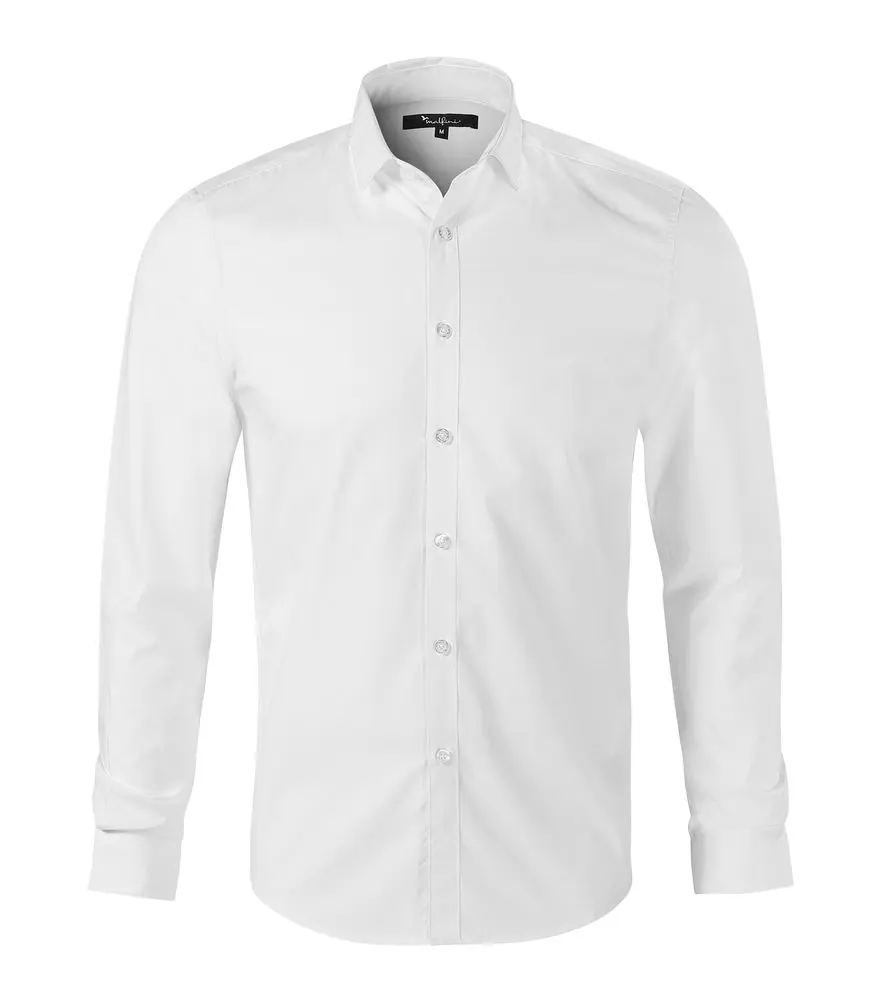 MALFINI® Pánská slim fit košile Dynamic Malfini Premium s dlouhým rukávem, 60% bavny Barva: