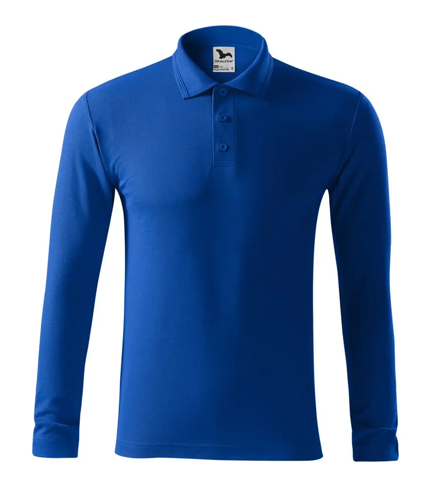 221 Pique Polo LS polokošile pánská královská modrá vel.S