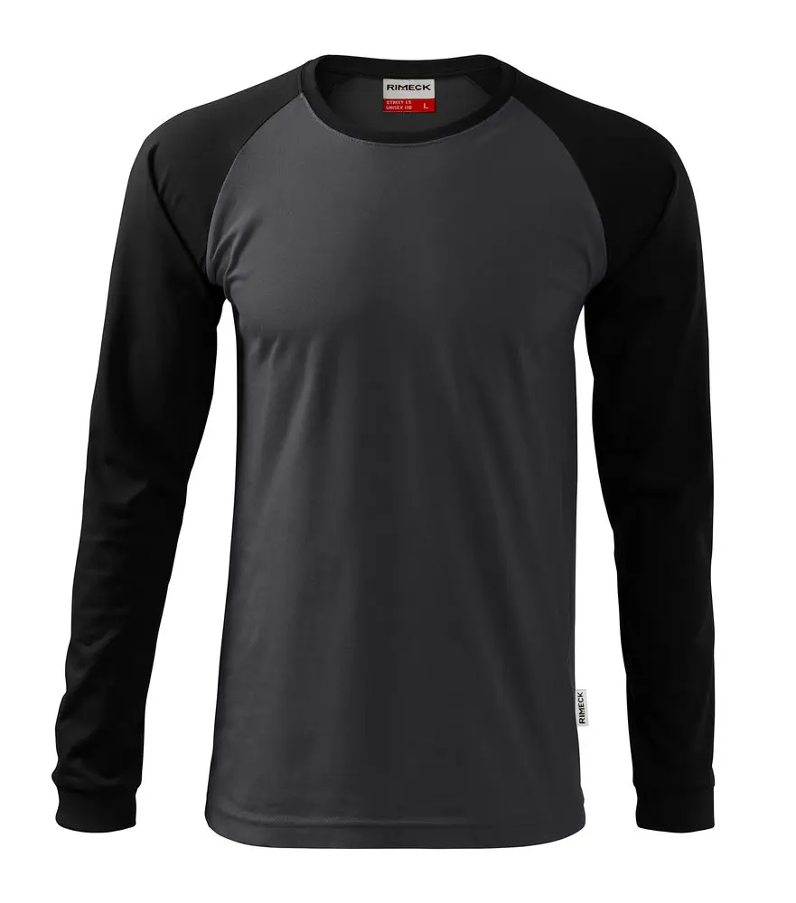 Street LS triko unisex ebony gray