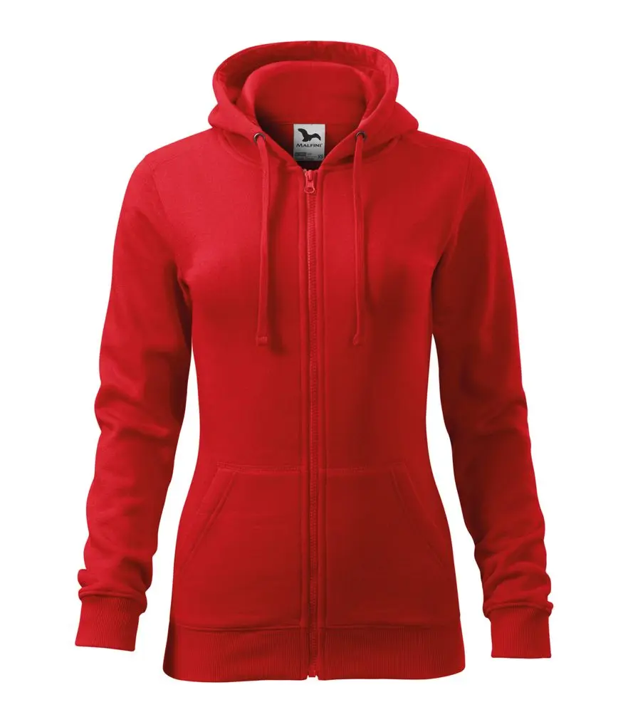 MALFINI® Dámská celopropínací mikina Trendy Zipper s kapucí s podšívkou 65% bavlny Barva: